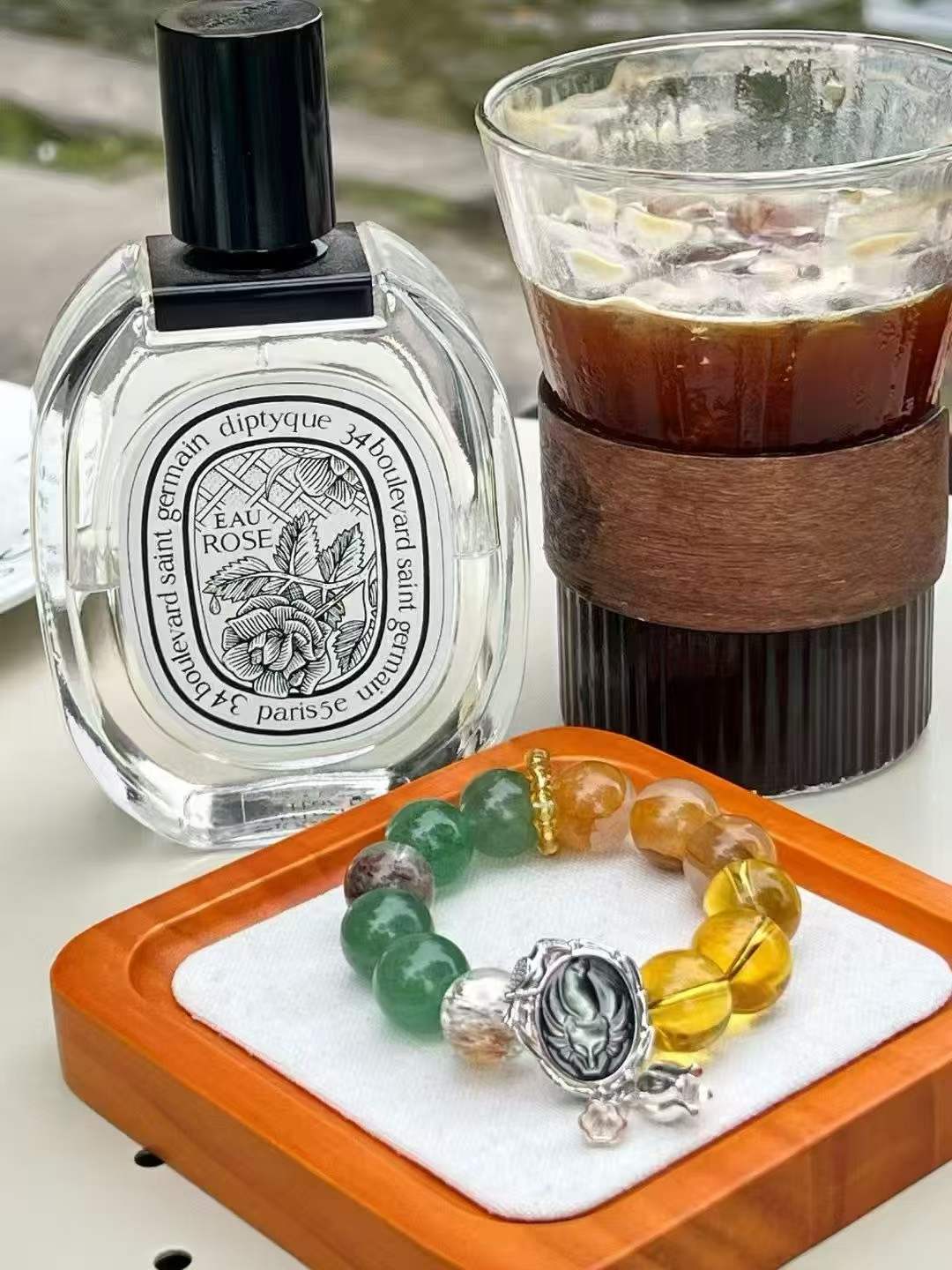 Wood · Water · Earth Element · Wealth Fox Crystal Bracelet · Brazilian Citrine, Golden Flower Agate, Green Strawberry Quartz & Super Seven for Prosperity, Protection & Personal Growth