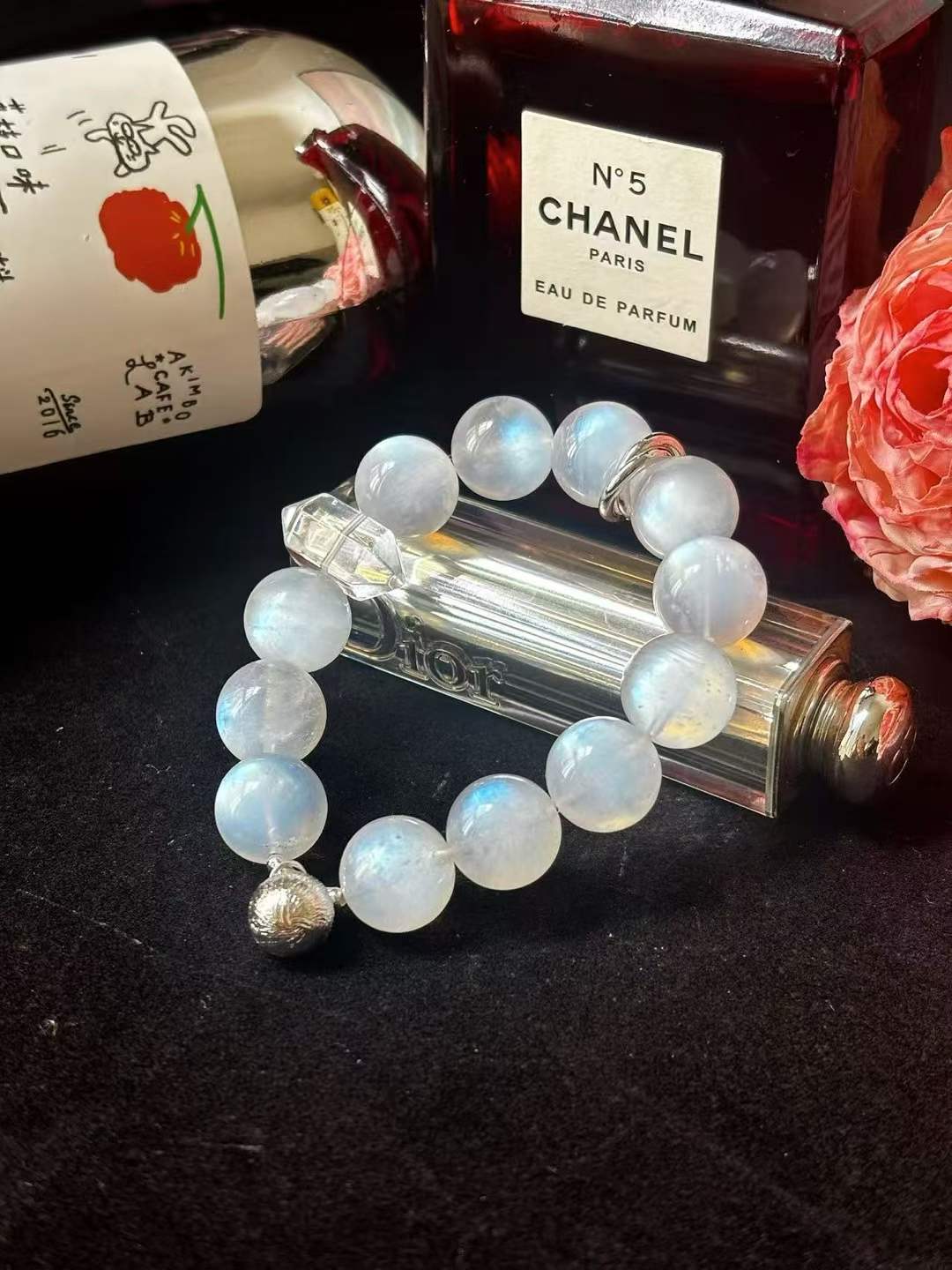 Metal · Water Element · Moonlight Star Crystal Bracelet · Blue Moonstone for Love, Intuition & Emotional Harmony