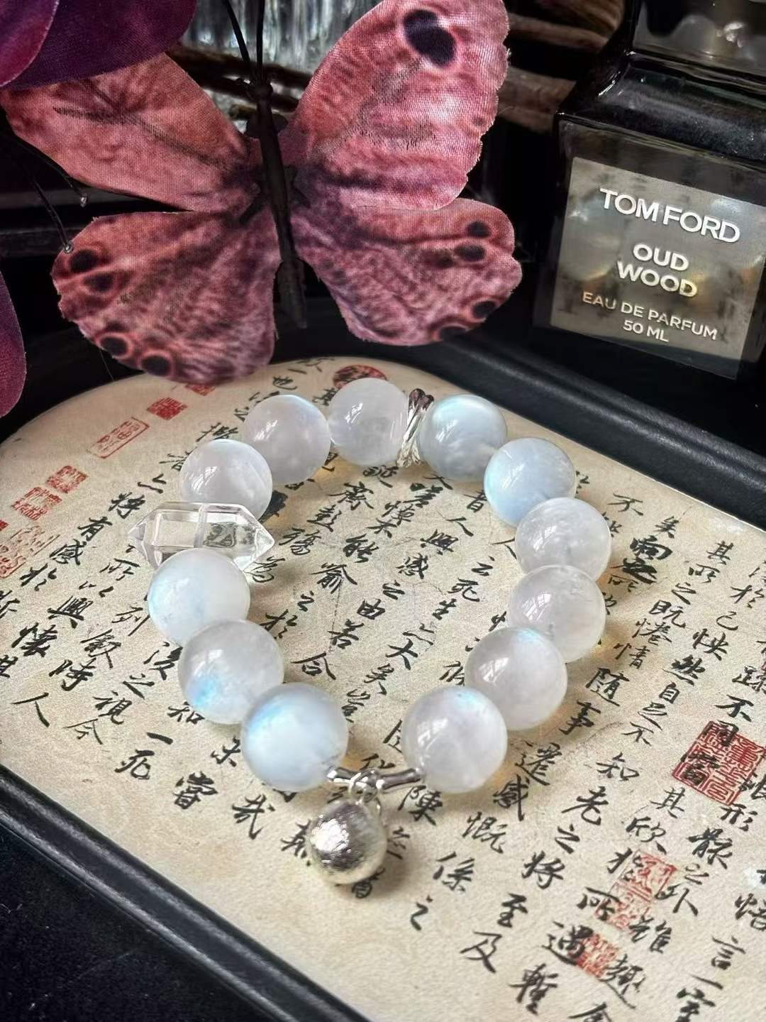 Metal · Water Element · Moonlight Star Crystal Bracelet · Blue Moonstone for Love, Intuition & Emotional Harmony